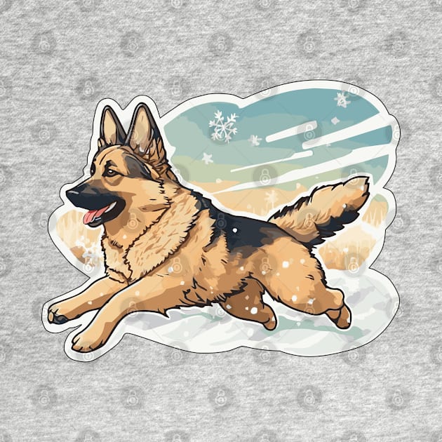 German Sheppard Sticker by SquishyKitkat